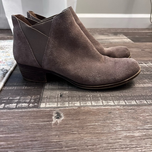 Lucky Brand Shoes - lucky brand tan suede boots